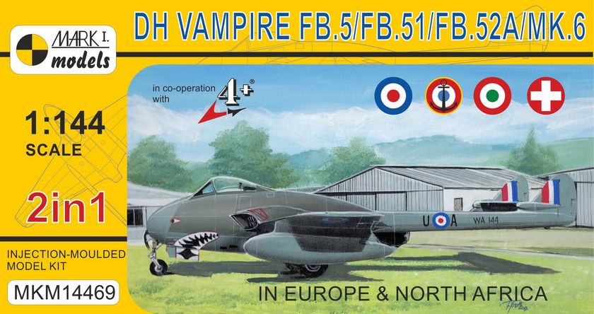 DH Vampire FB.5 Europe & North Africa 2 in 1